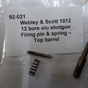 Webley & Scott 1012 shotgun firing pin top barrel