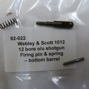 Webley & Scott 1012 shotgun firing pin bottom barrel