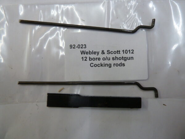 92-023 Webley & Scott 1018 12 bore ou shotgun cocking rods Webley & Scott 1012 shotgun cocking rods