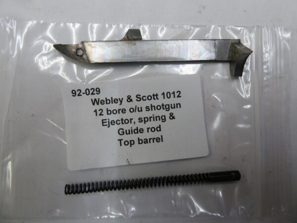 Webley & Scott 1012 shotgun ejector top barrel