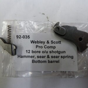 Webley & Scott Pro Comp hammer bottom barrel