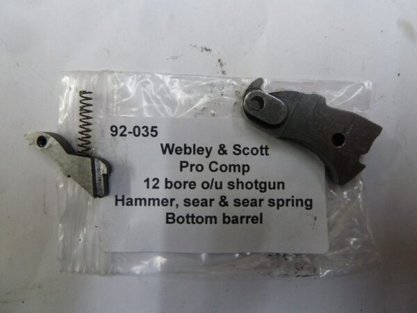 Webley & Scott Pro Comp hammer bottom barrel
