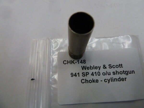 Webley & Scott 941 SP shotgun choke cylinder