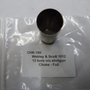Webley & Scott 1012 shotgun choke full