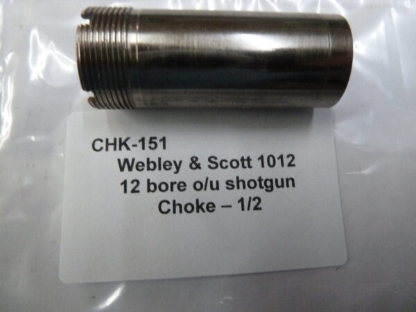 Webley & Scott 1012 shotgun choke