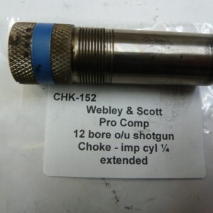 Webley & Scott Pro Comp shotgun choke improve cylinder