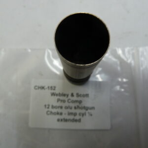 Webley & Scott Pro Comp shotgun choke improve cylinder