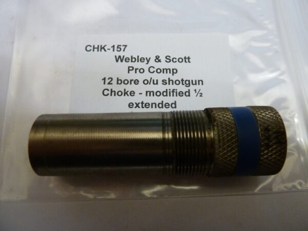CHK-157 Webley & Scott pro comp choke modified (1) Webley & Scott Pro Comp choke modified