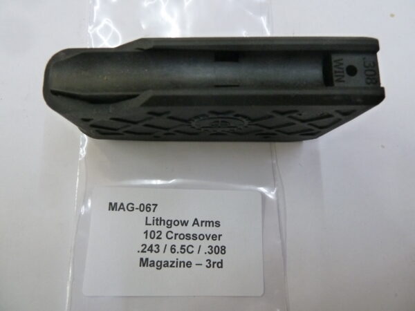 MAG-067 Lithgow Arms 102 Crossover .243-6.5Creedmor-.308 magazine 4 rd (2) Lithgow Arms .243 rifle magazine