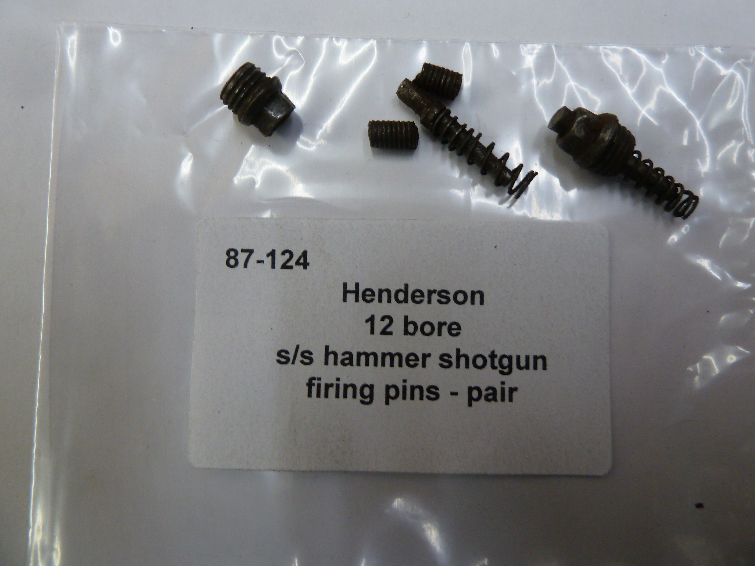 Henderson 12 bore firing pins
