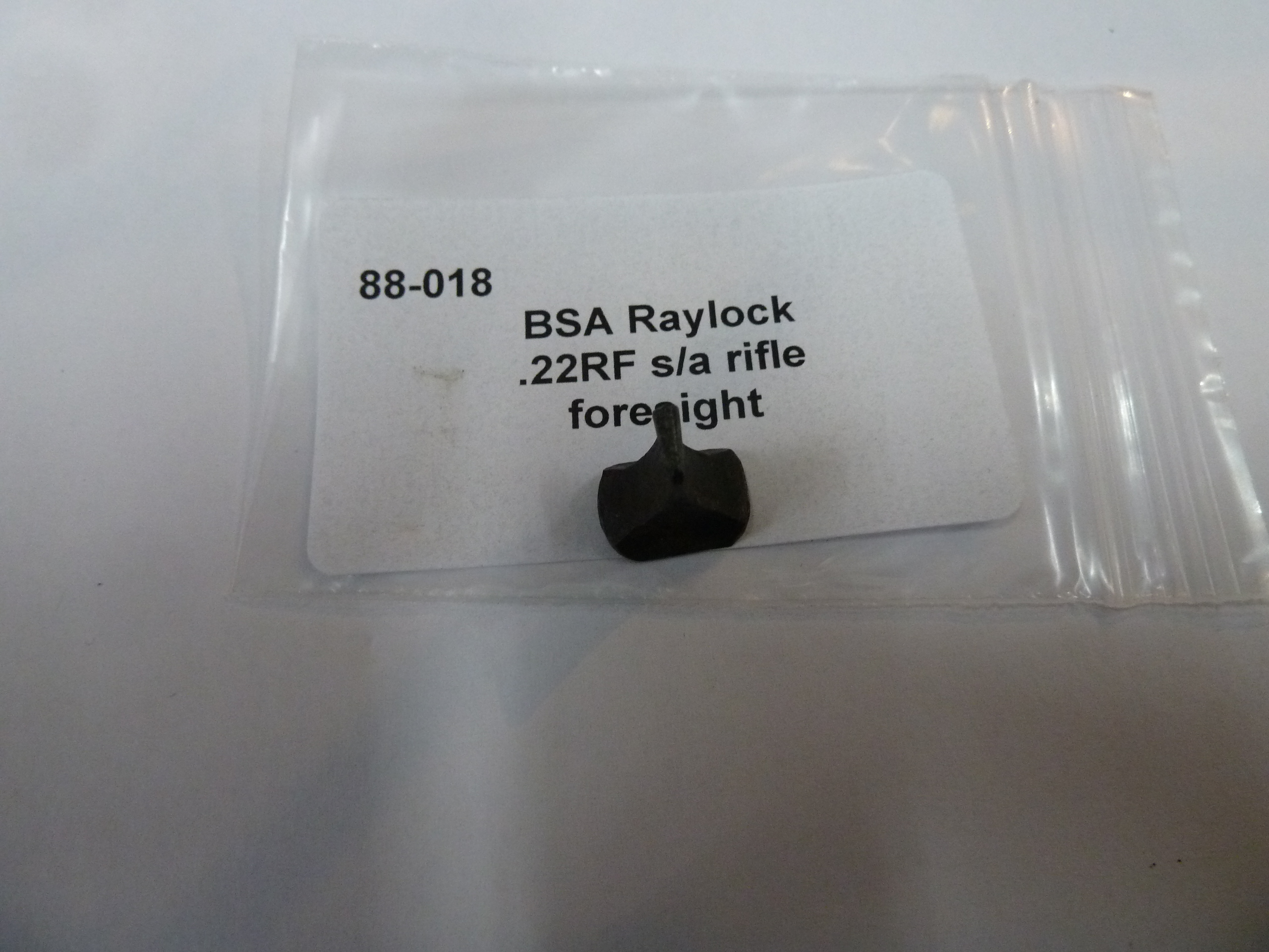 BSA Raylock .22RF semi auto rifle foresight