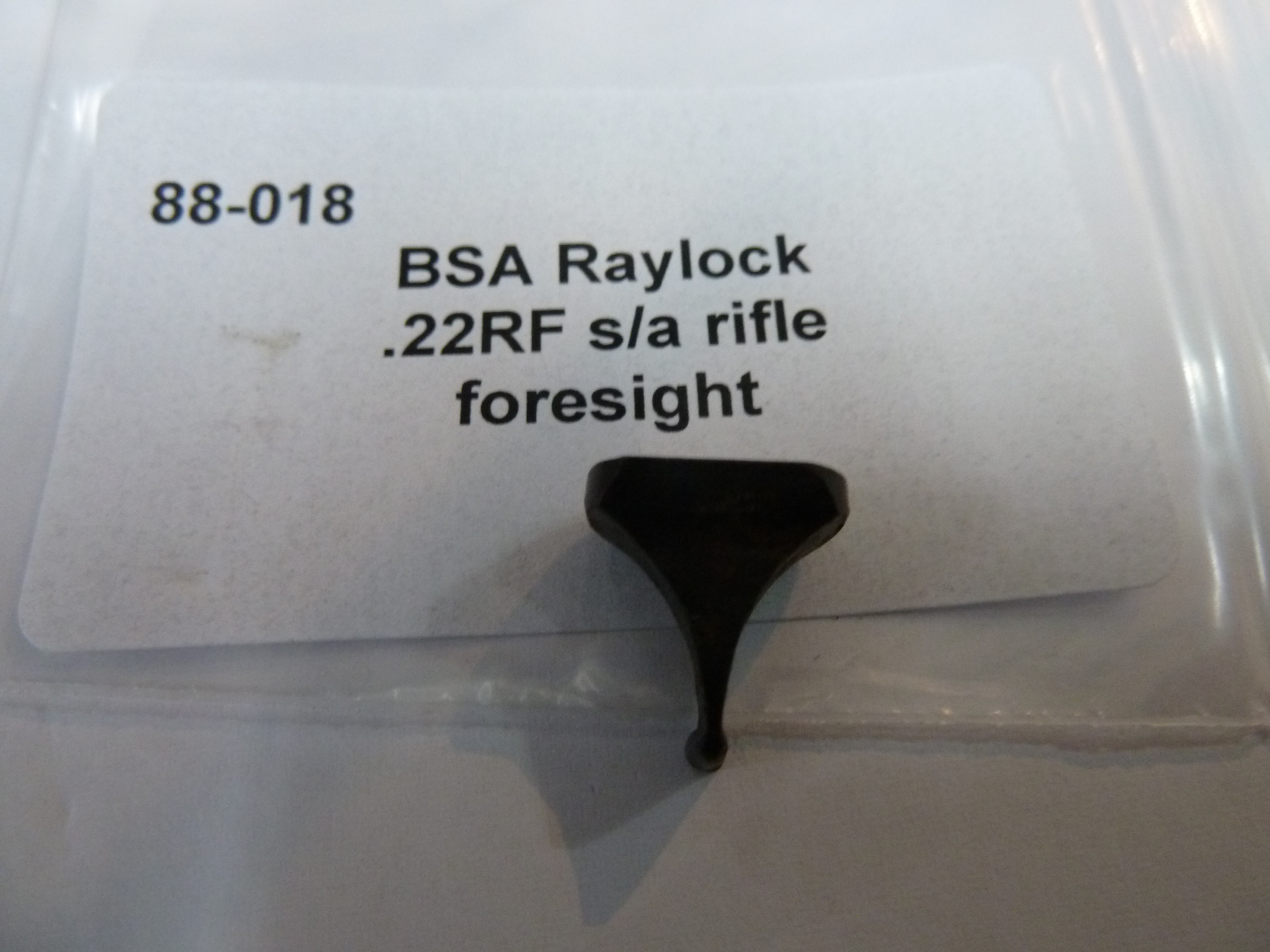 BSA Raylock .22RF semi auto rifle foresight