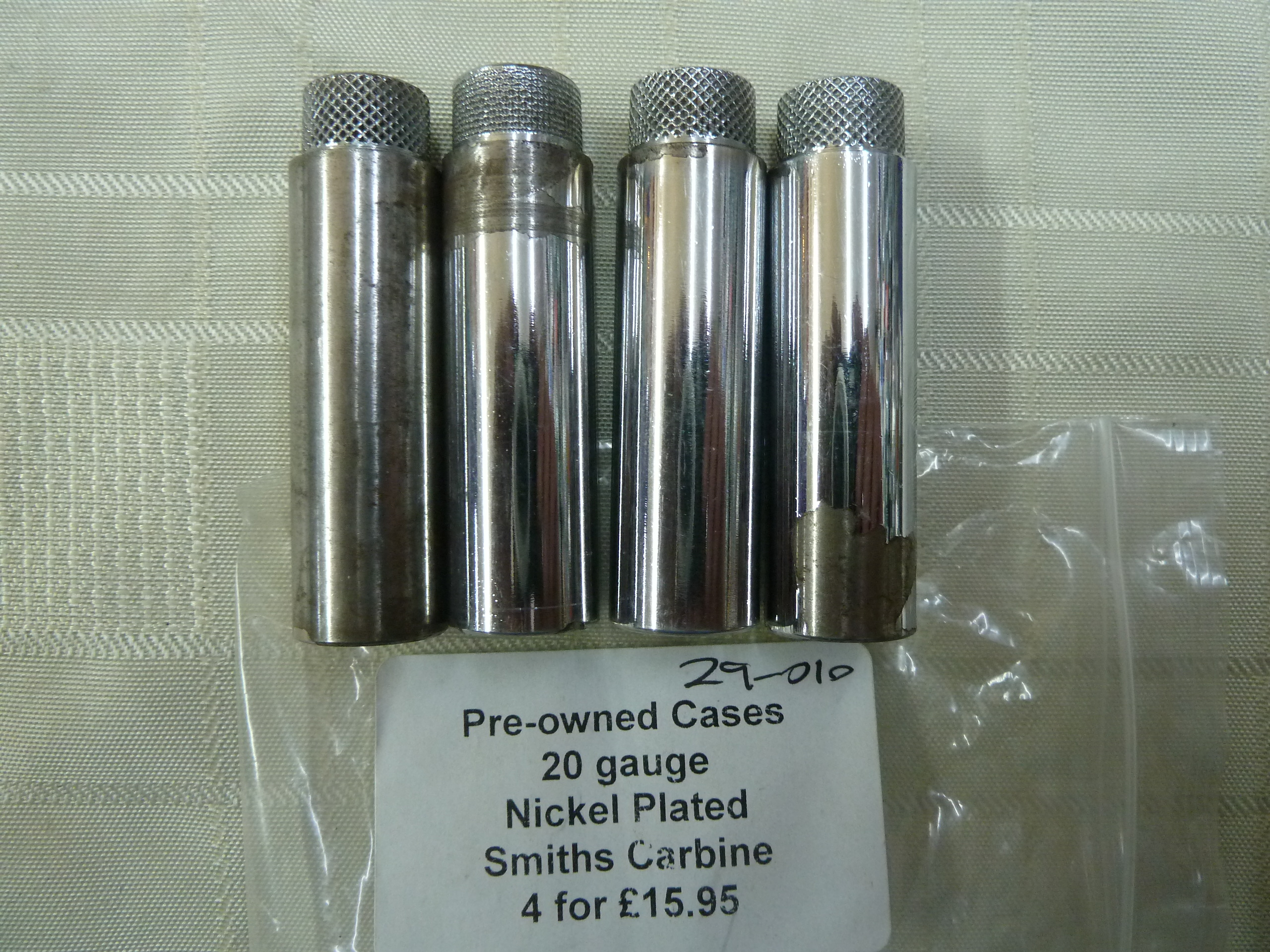 Nickel plated Smiths carbine cases