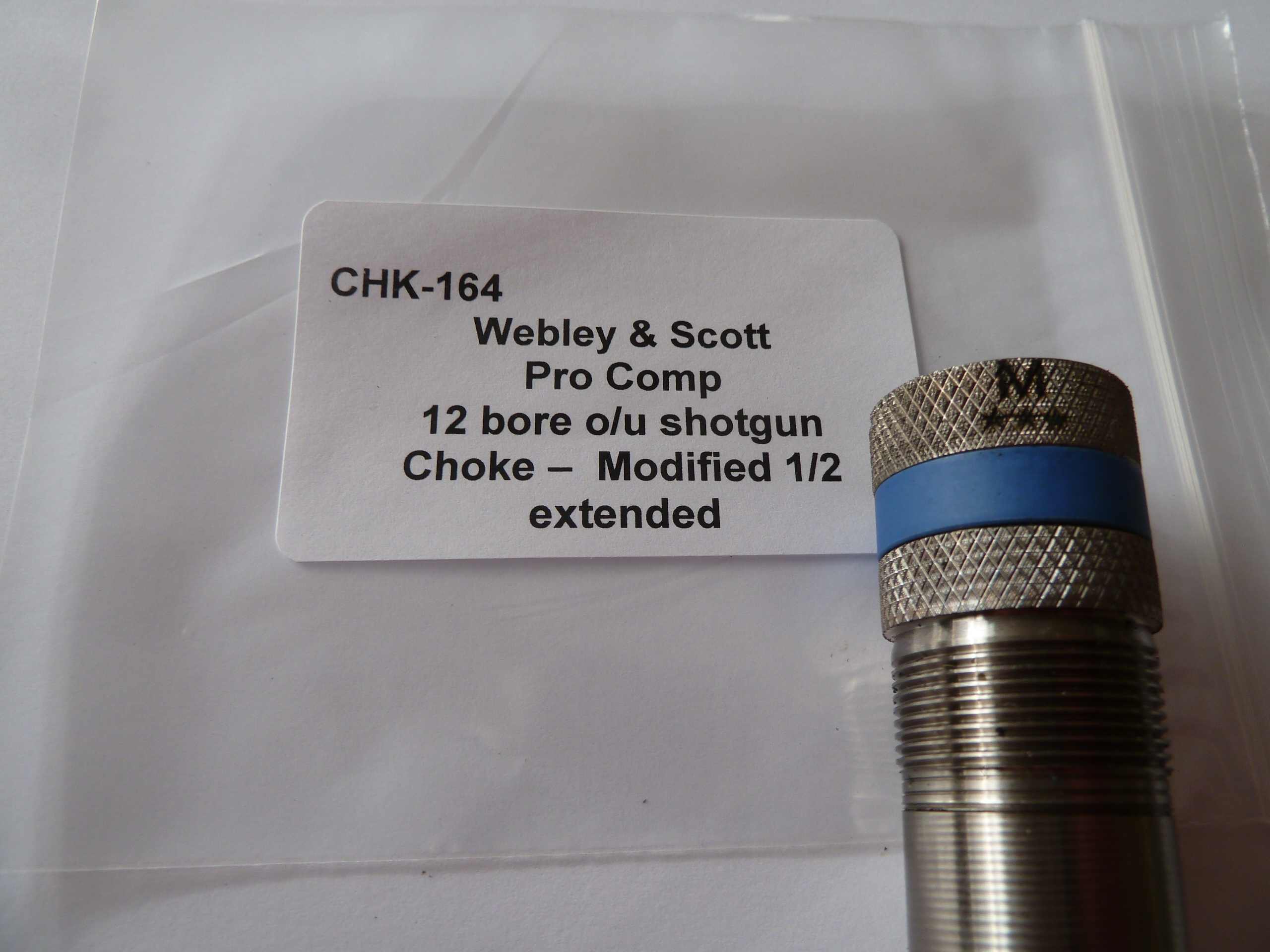 Webley & Scott Pro Comp 12 bore choke modified