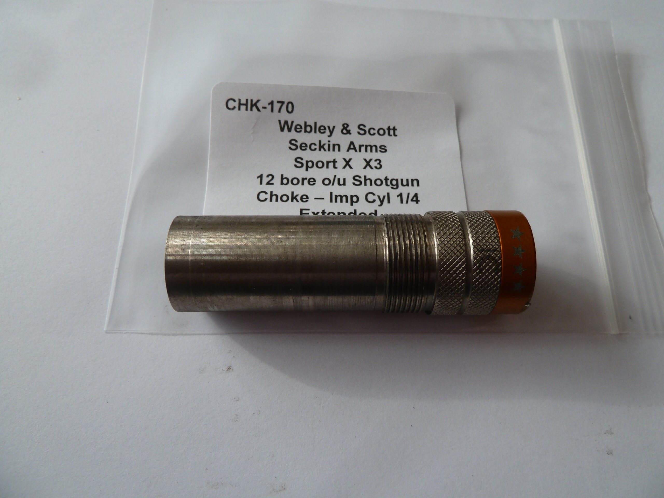 Webley & Scott Seckin Arms Sport X X3 imp cyl choke
