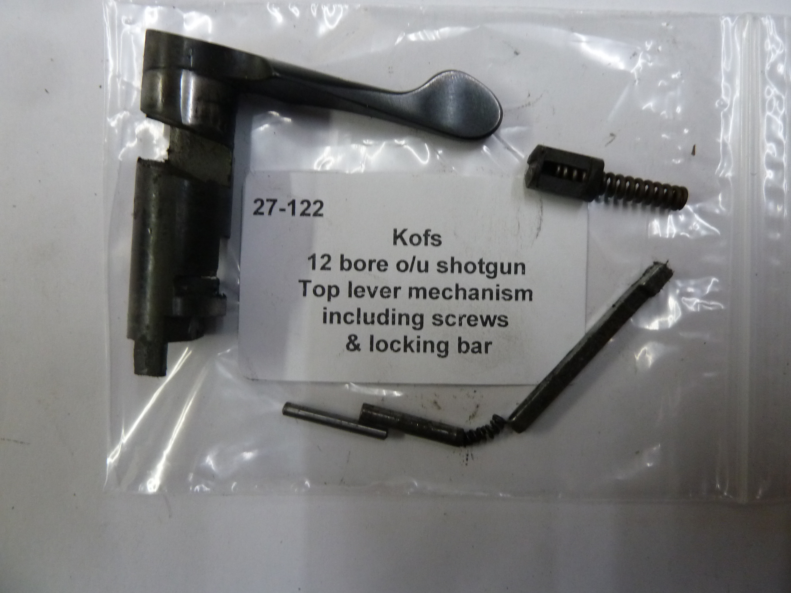 Kofs Sceptre SXE top lever mechanism