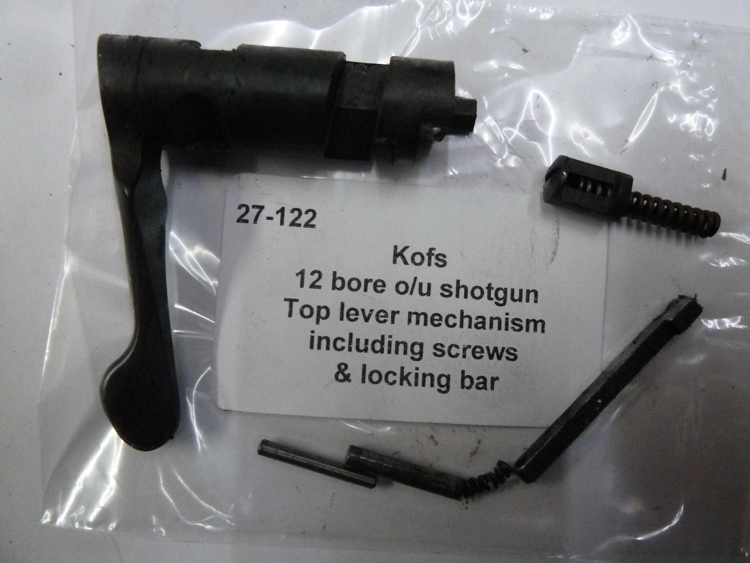 Kofs Sceptre SXE top lever mechanism