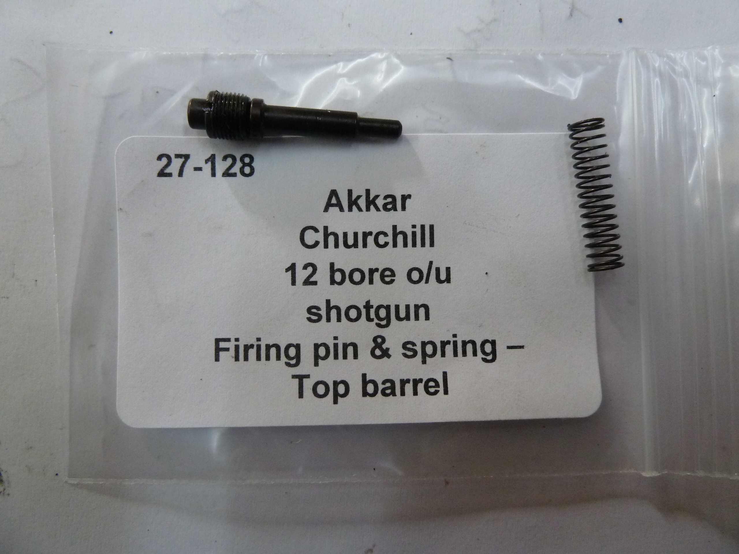 Akkar Churchill firing pin top barrel