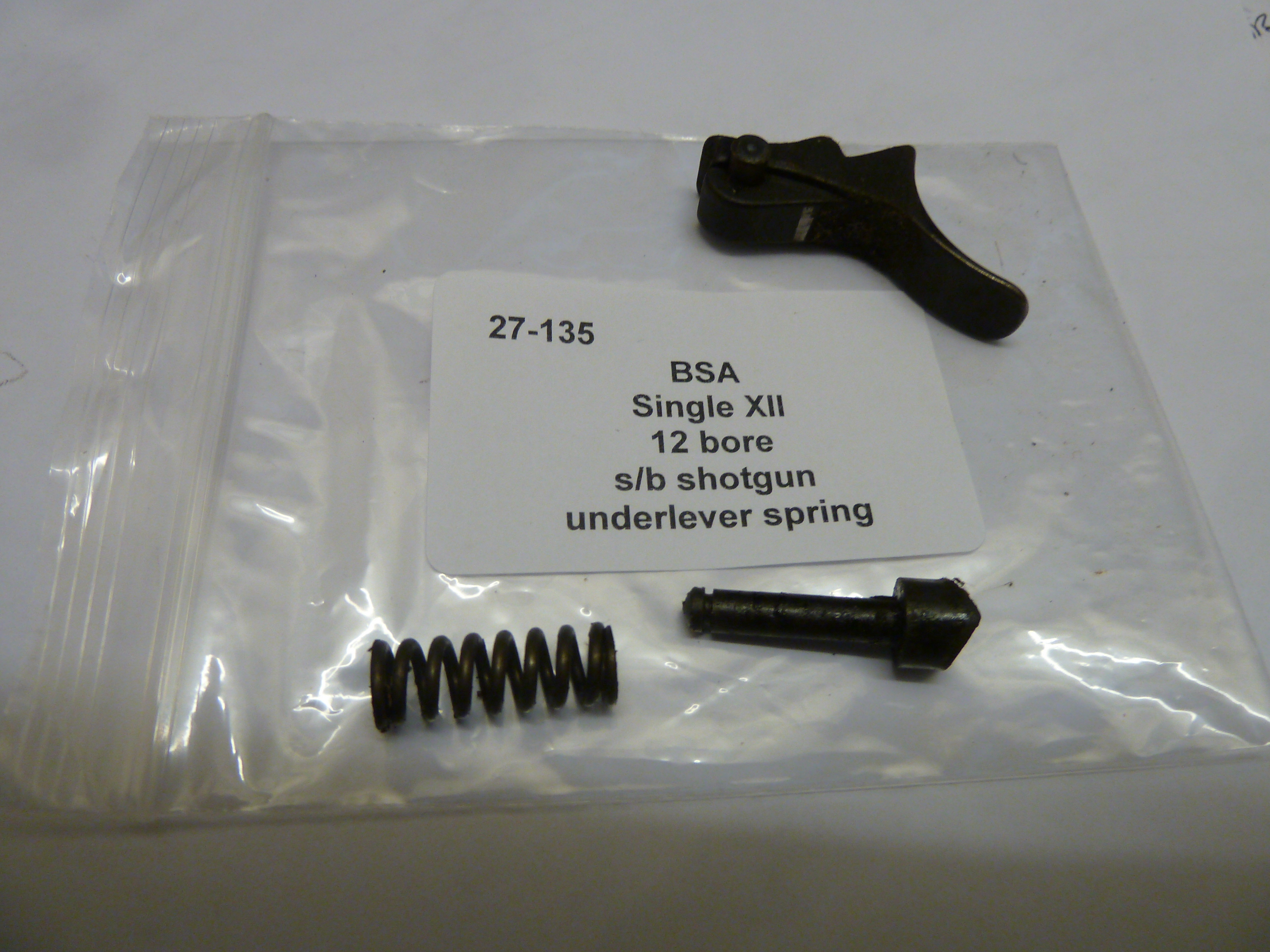 BSA Single XII under lever spring