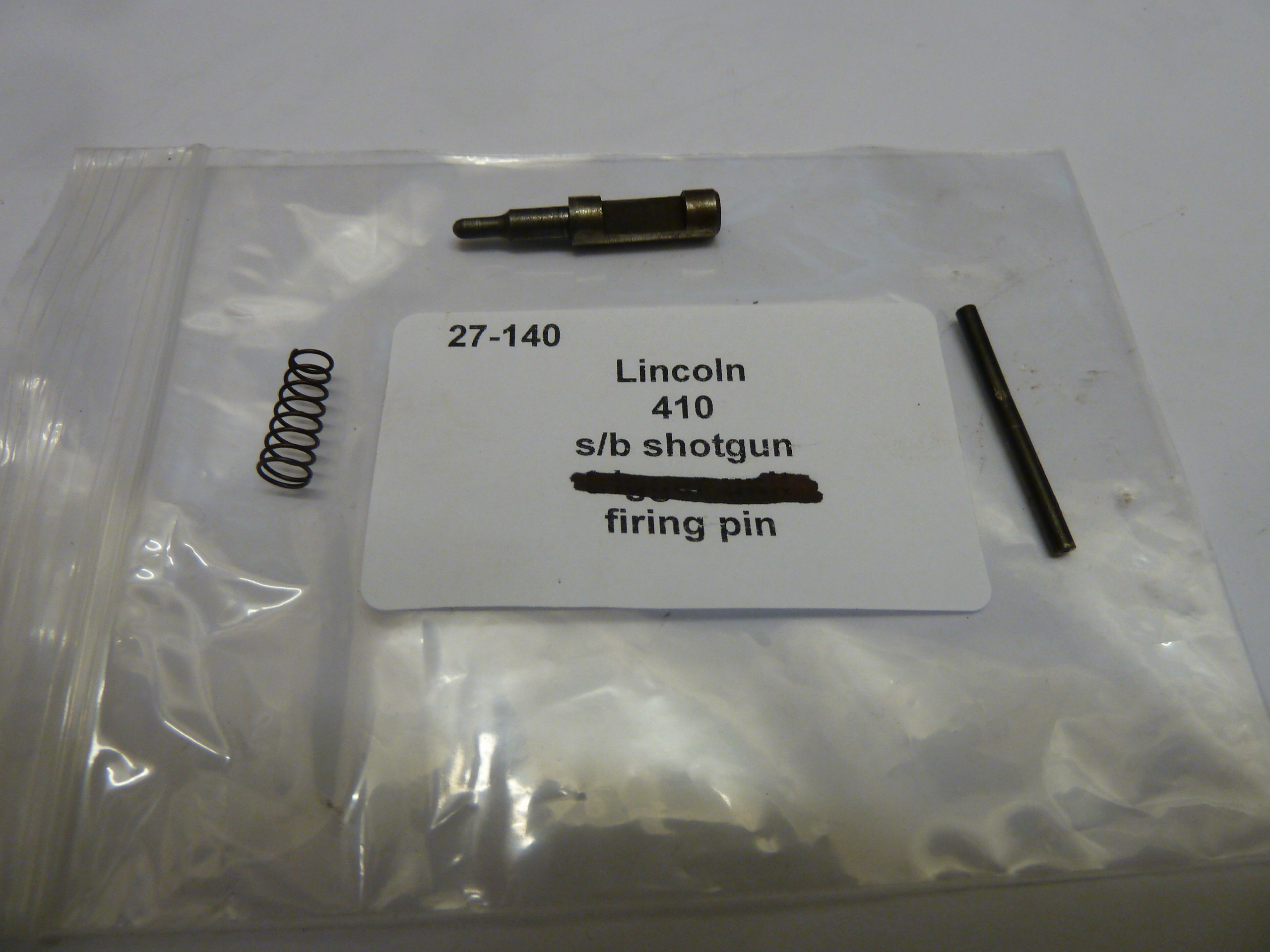 Lincoln 410 shotgun firing pin