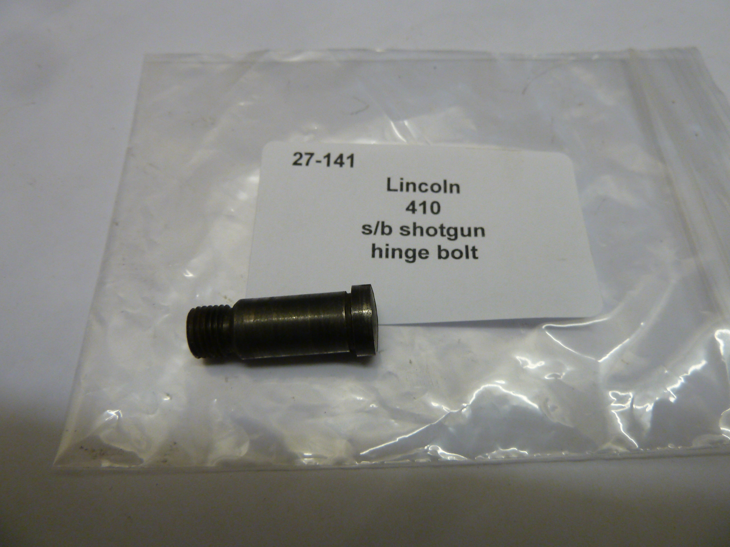 Lincoln 410 shotgun hinge bolt
