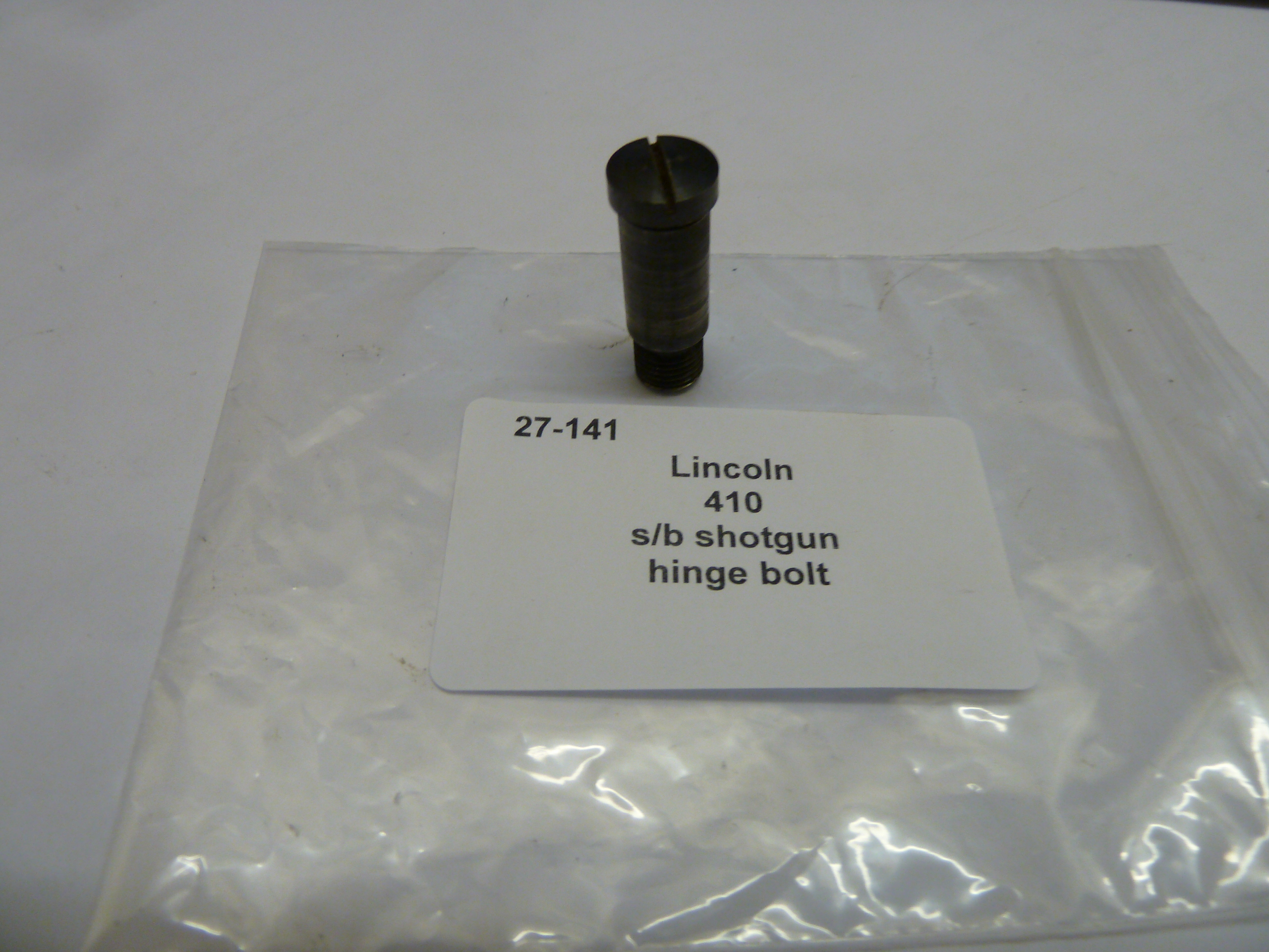 Lincoln 410 shotgun hinge bolt