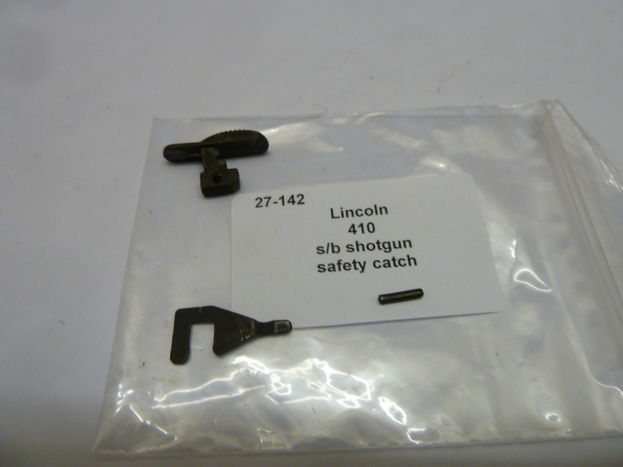 Lincoln 410 shotgun safety catch