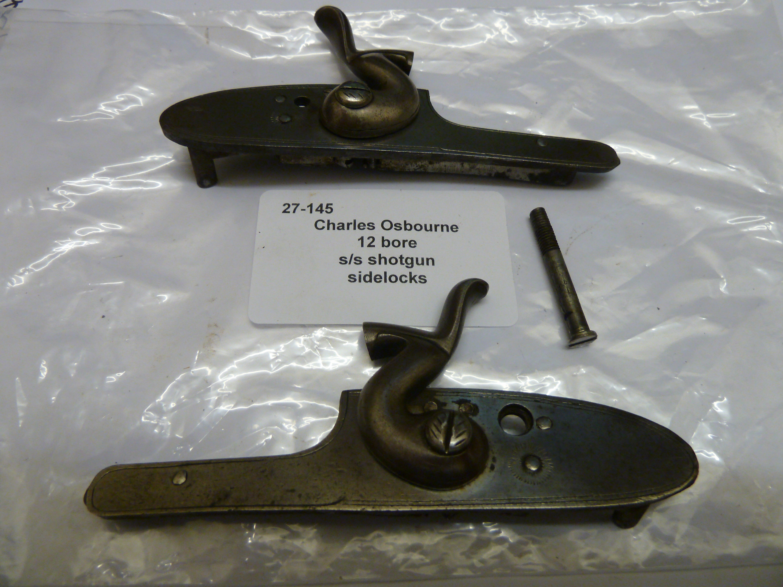 Charles Osbourne 12 bore shotgun sidelocks