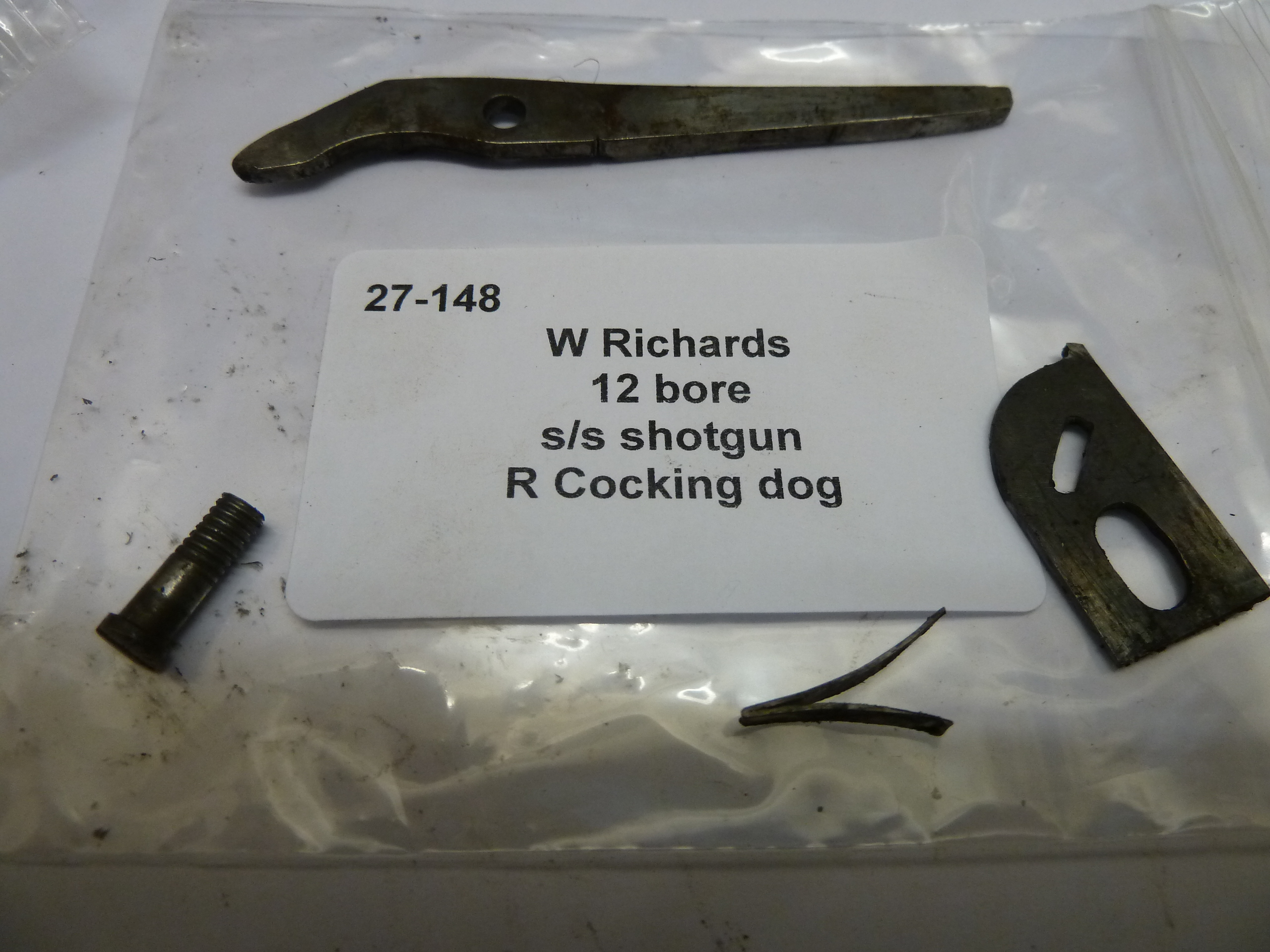 W Richards 12 bore RH cocking dog