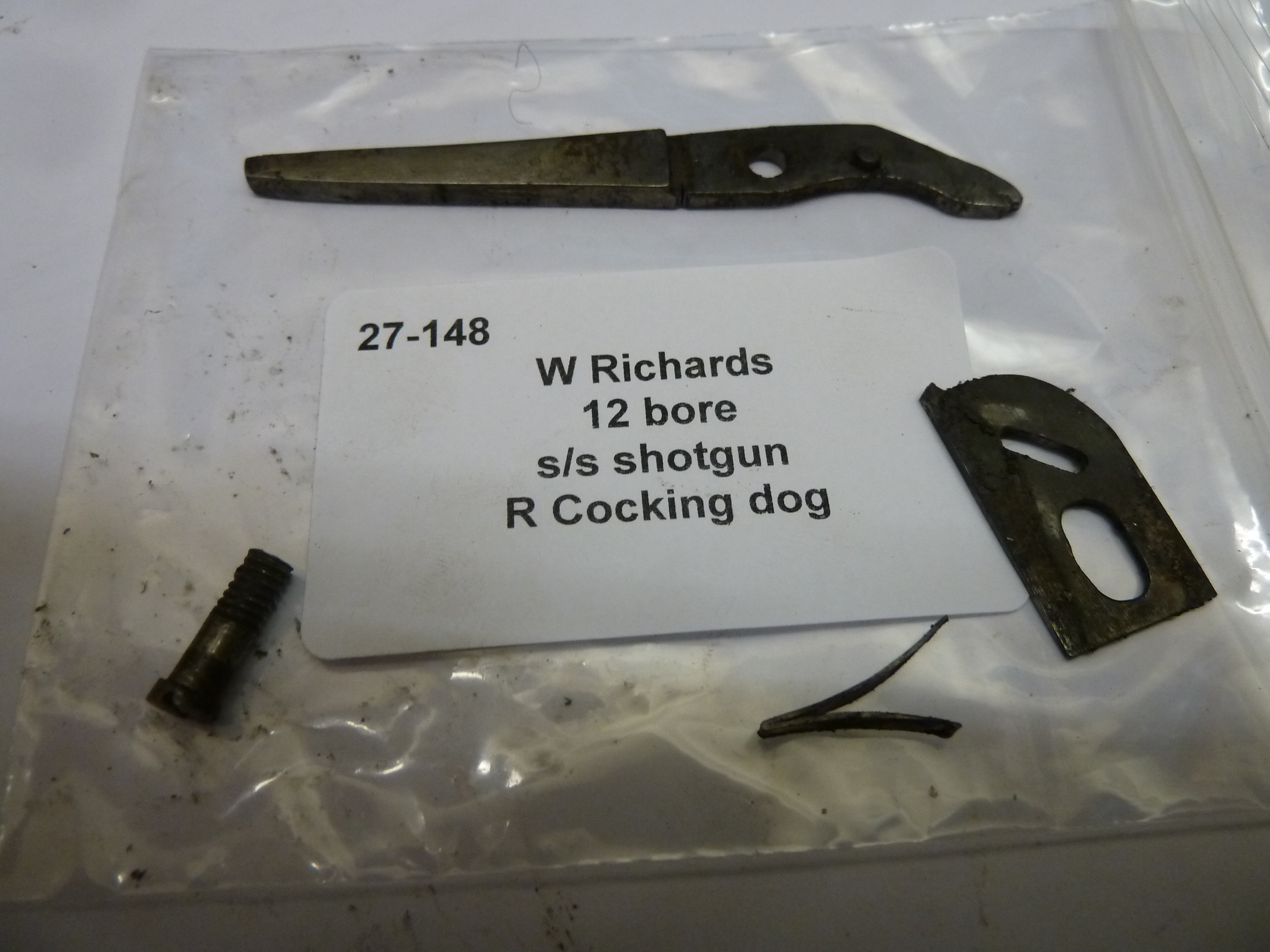 W Richards 12 bore RH cocking dog