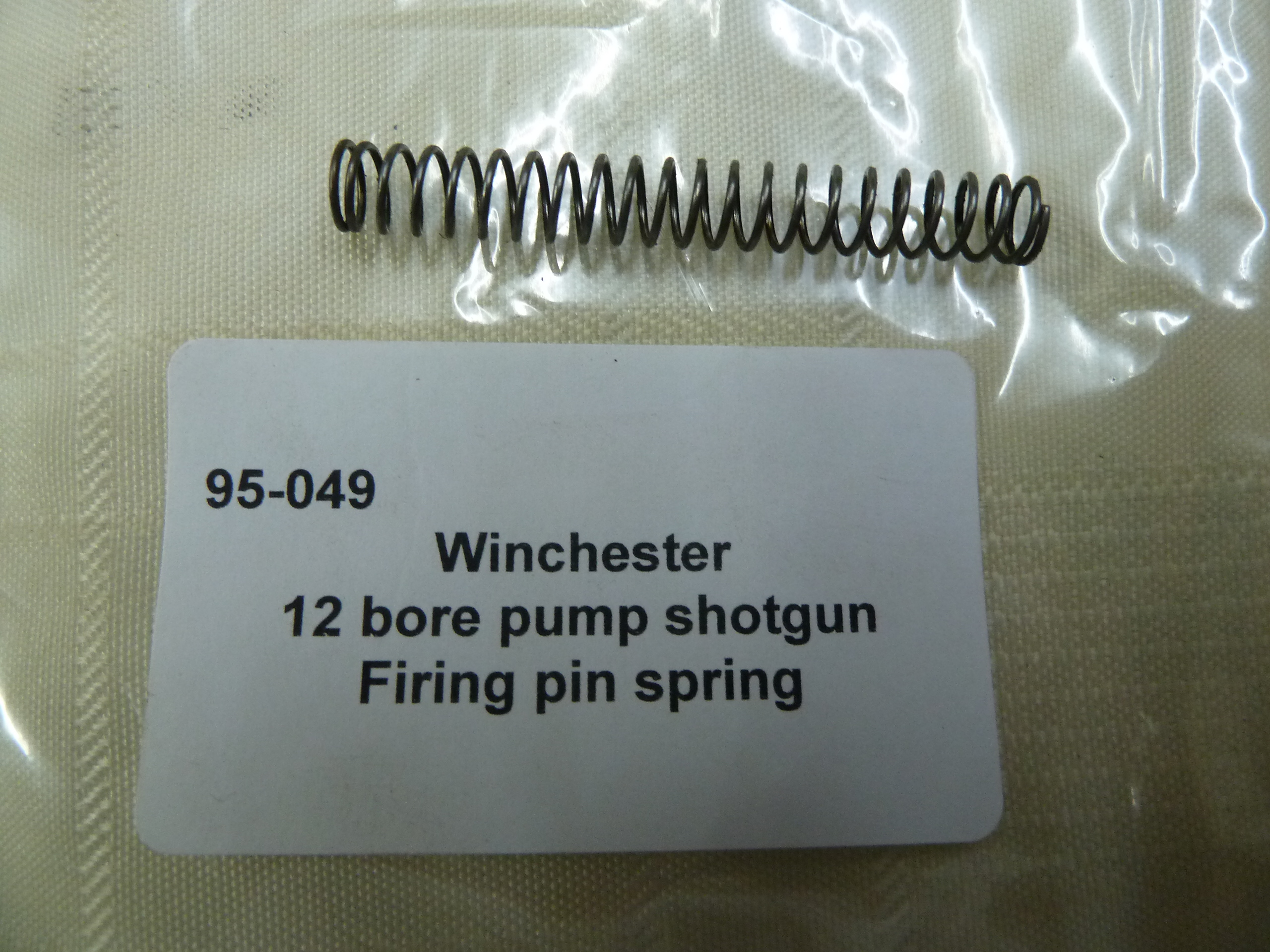 Winchester pump action shotgun firing pin spring