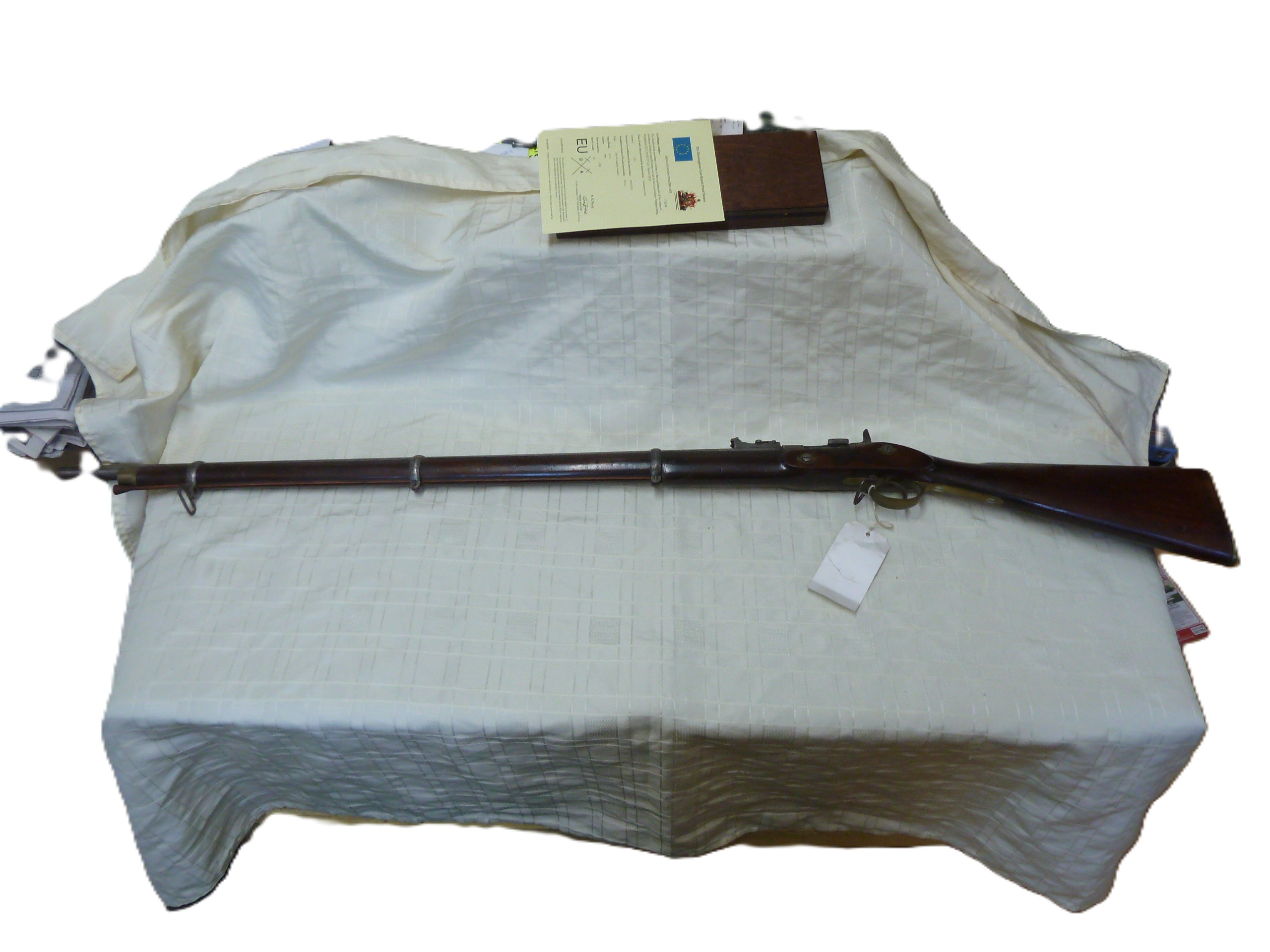 Deactivated BSA .577 muzzle loading shotgun