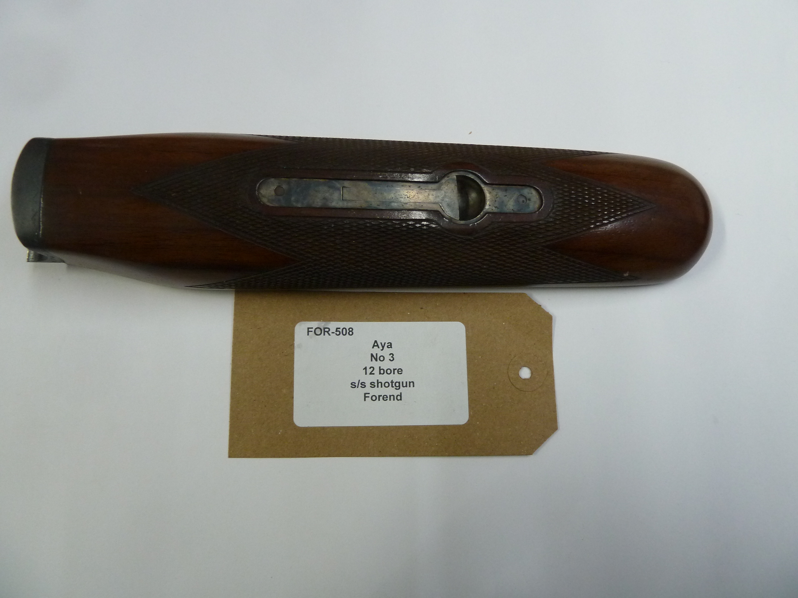 Aya No 3 12 gauge side by side shotgun forend