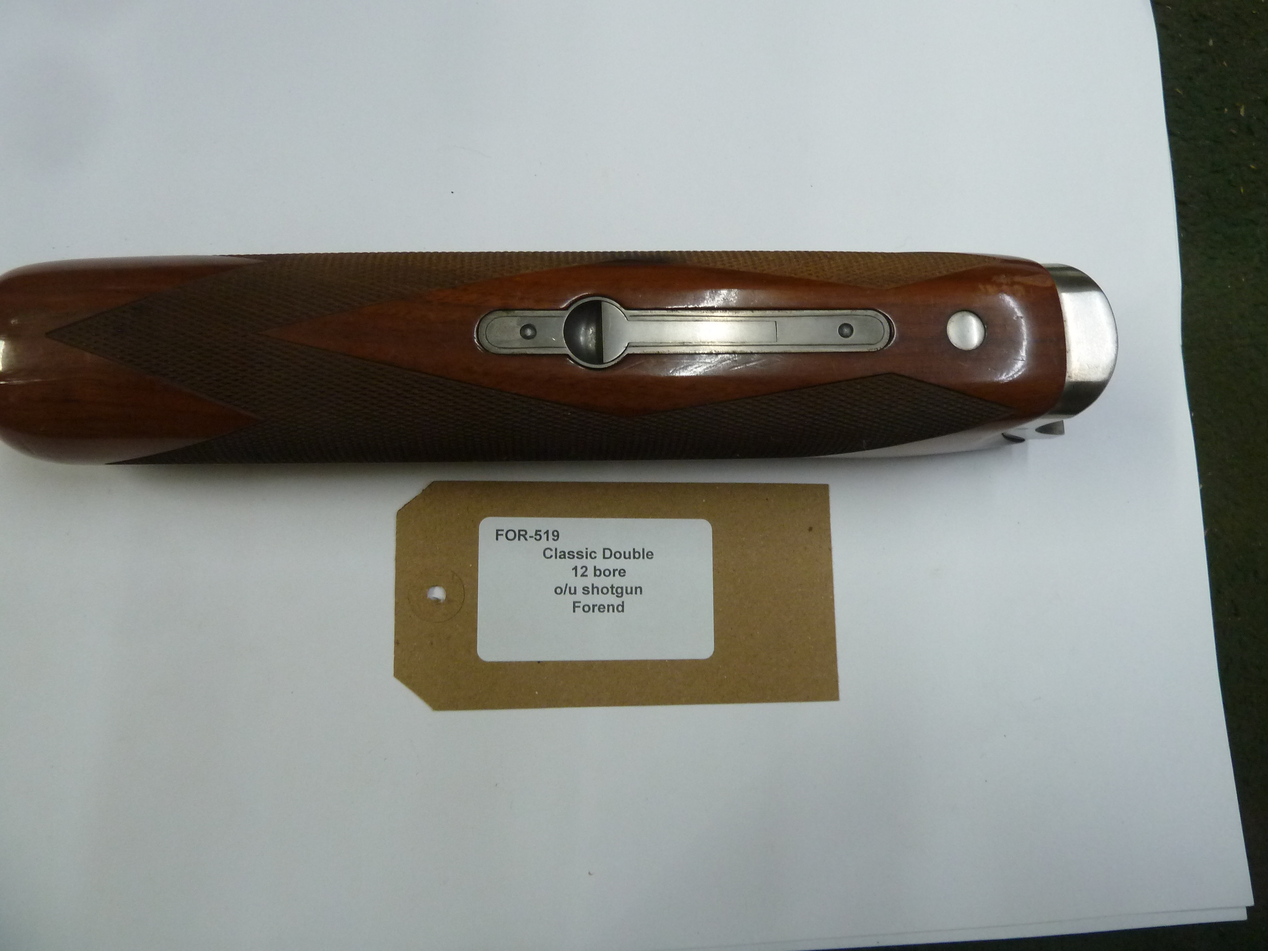 Classic Double over and under shotgun forend