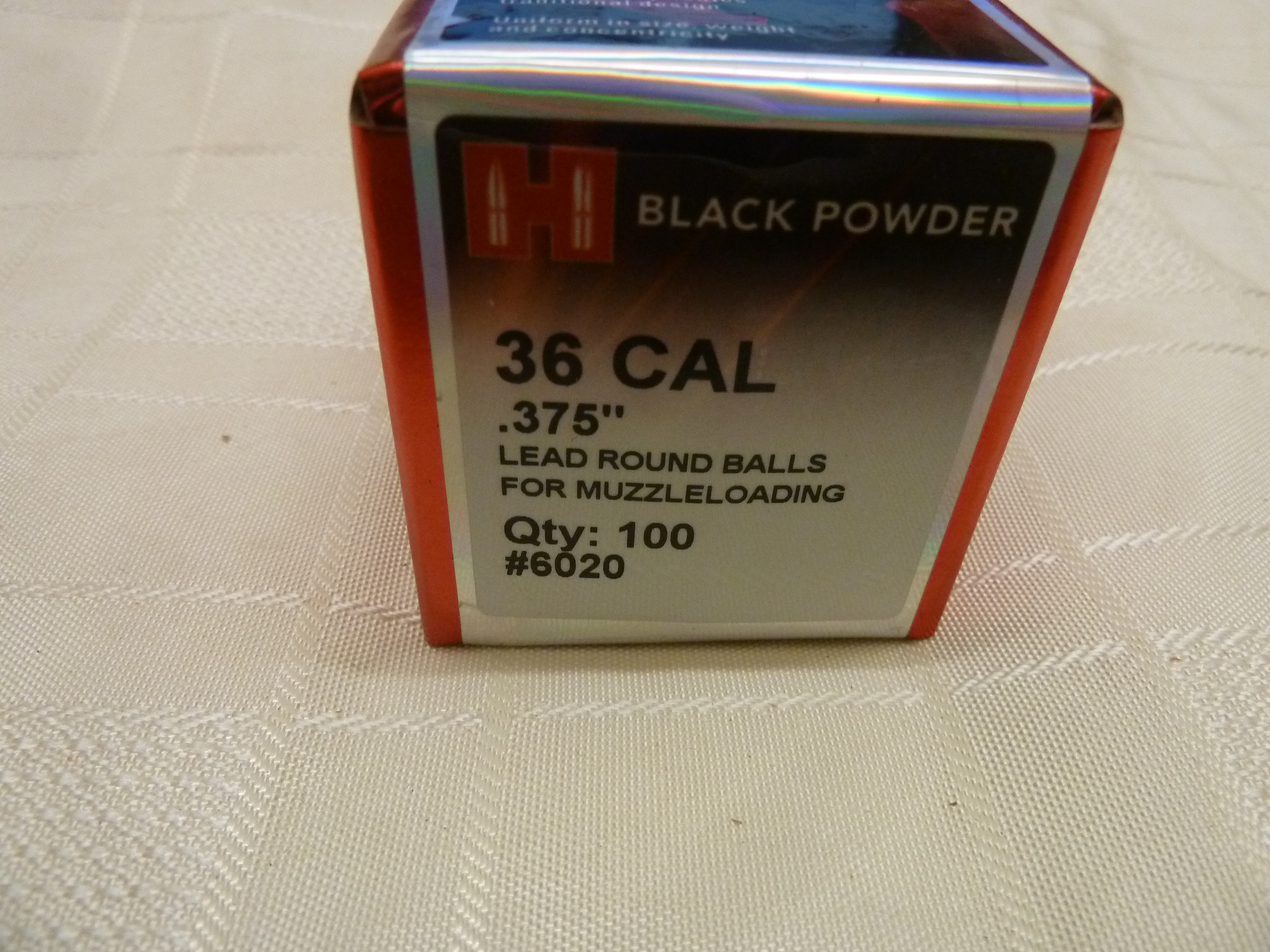 Hornady 36 cal .375" lead round balls