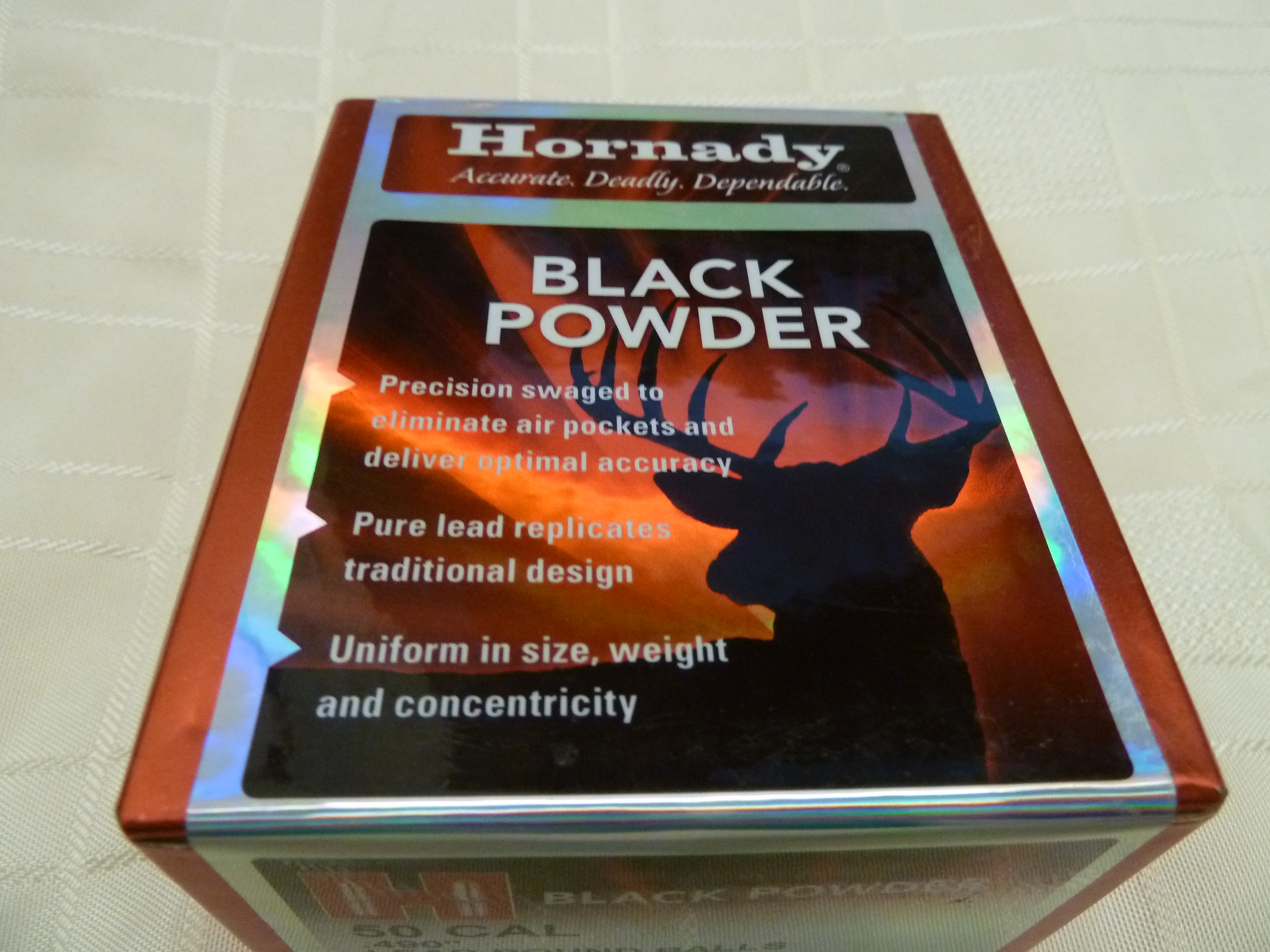 Hornady 50 cal .490" lead round balls