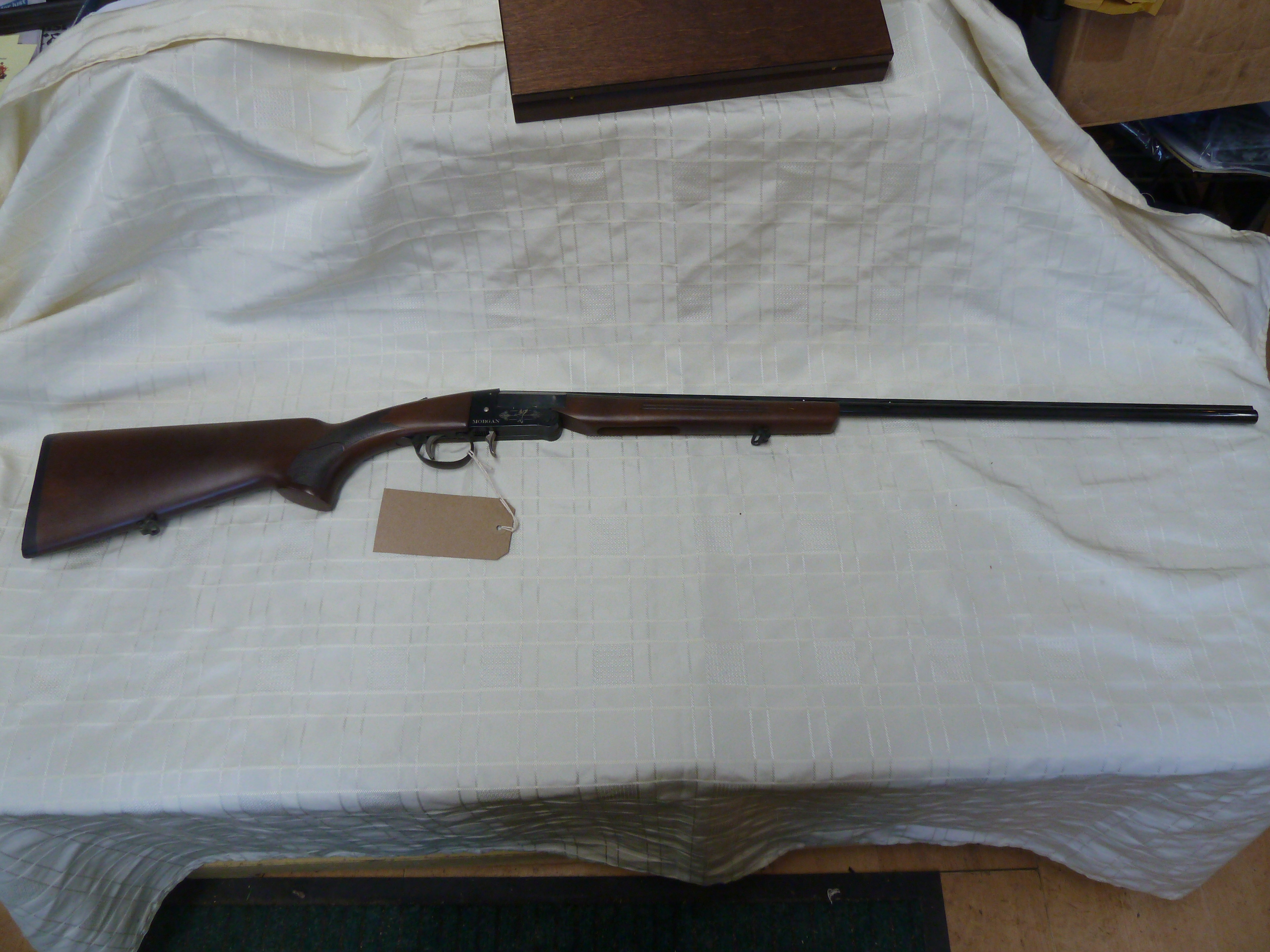 Deactivated Morgan 410 single barrel shotgun