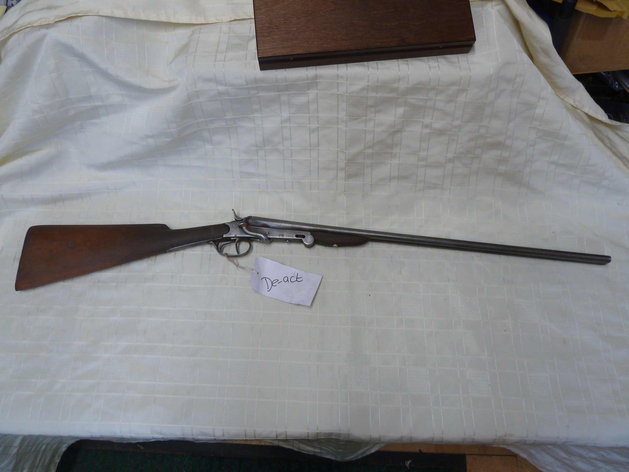 Deactivated No Name 410 side by side shotgun