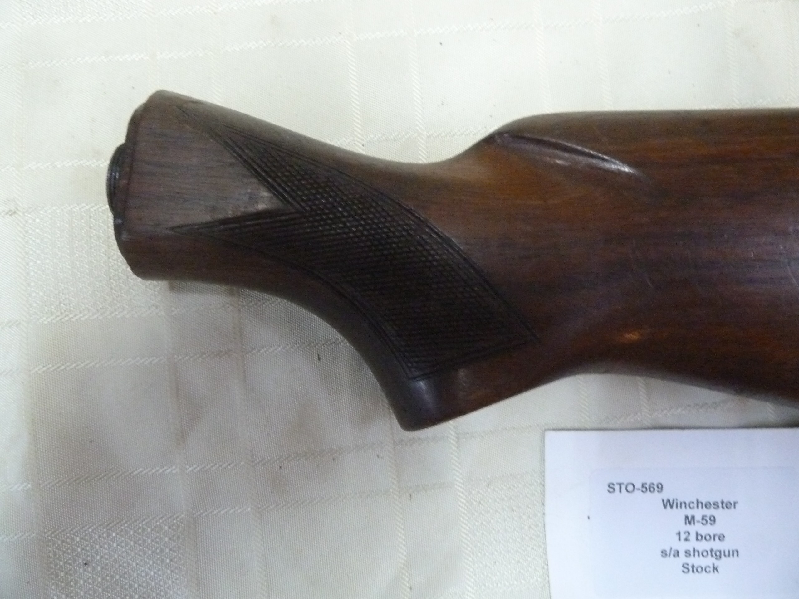 Winchester M-59 12 bore shotgun stock