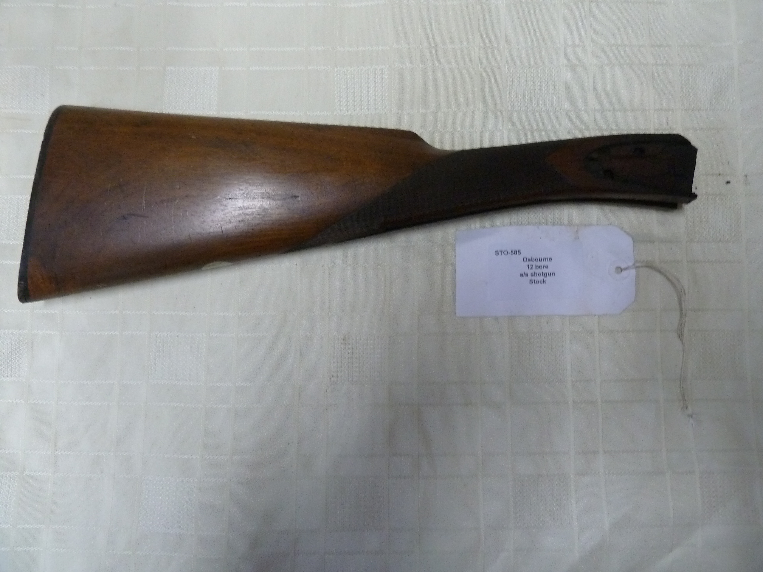 Osbourne 12 bore shotgun stock