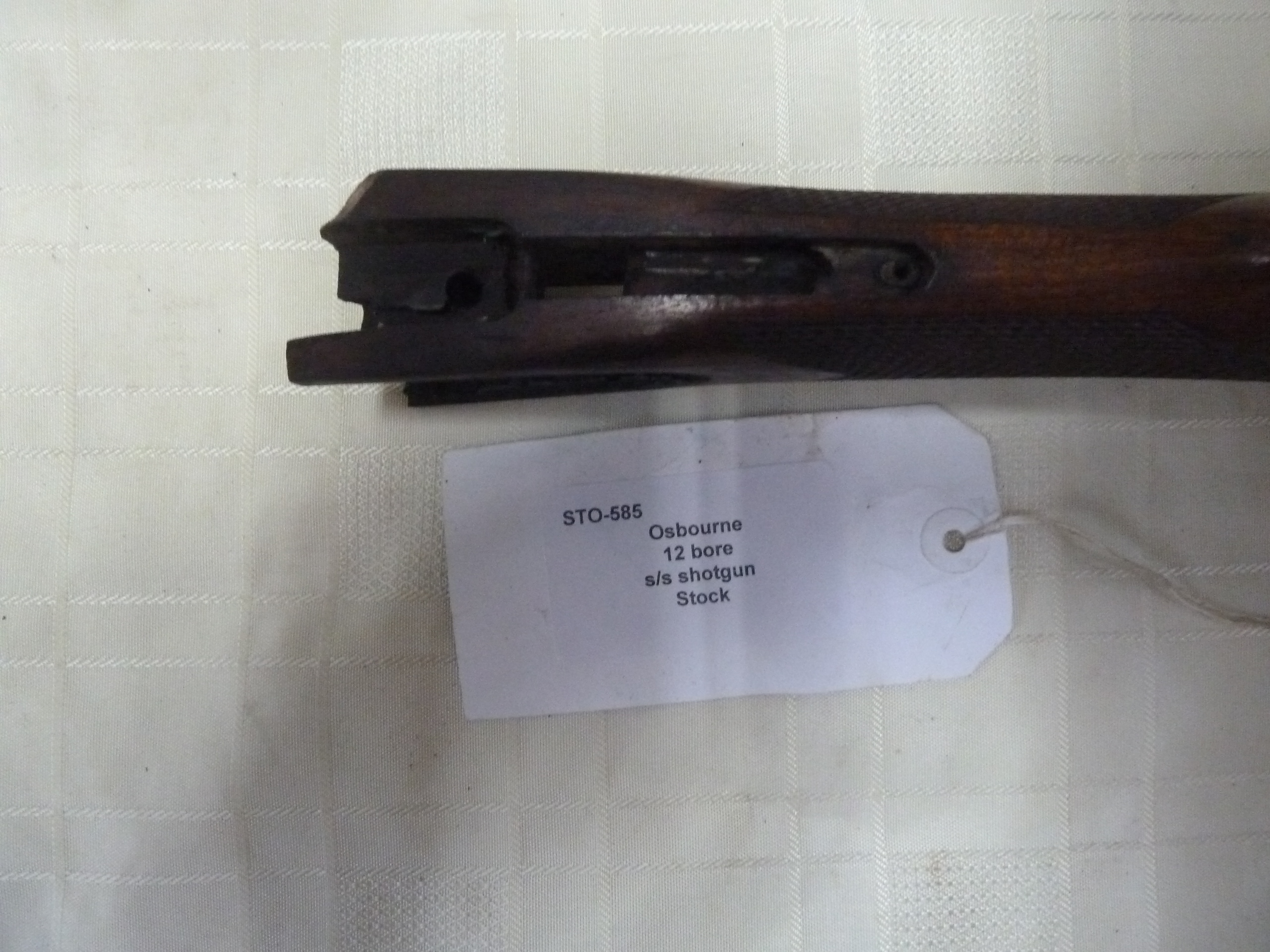 Osbourne 12 bore shotgun stock