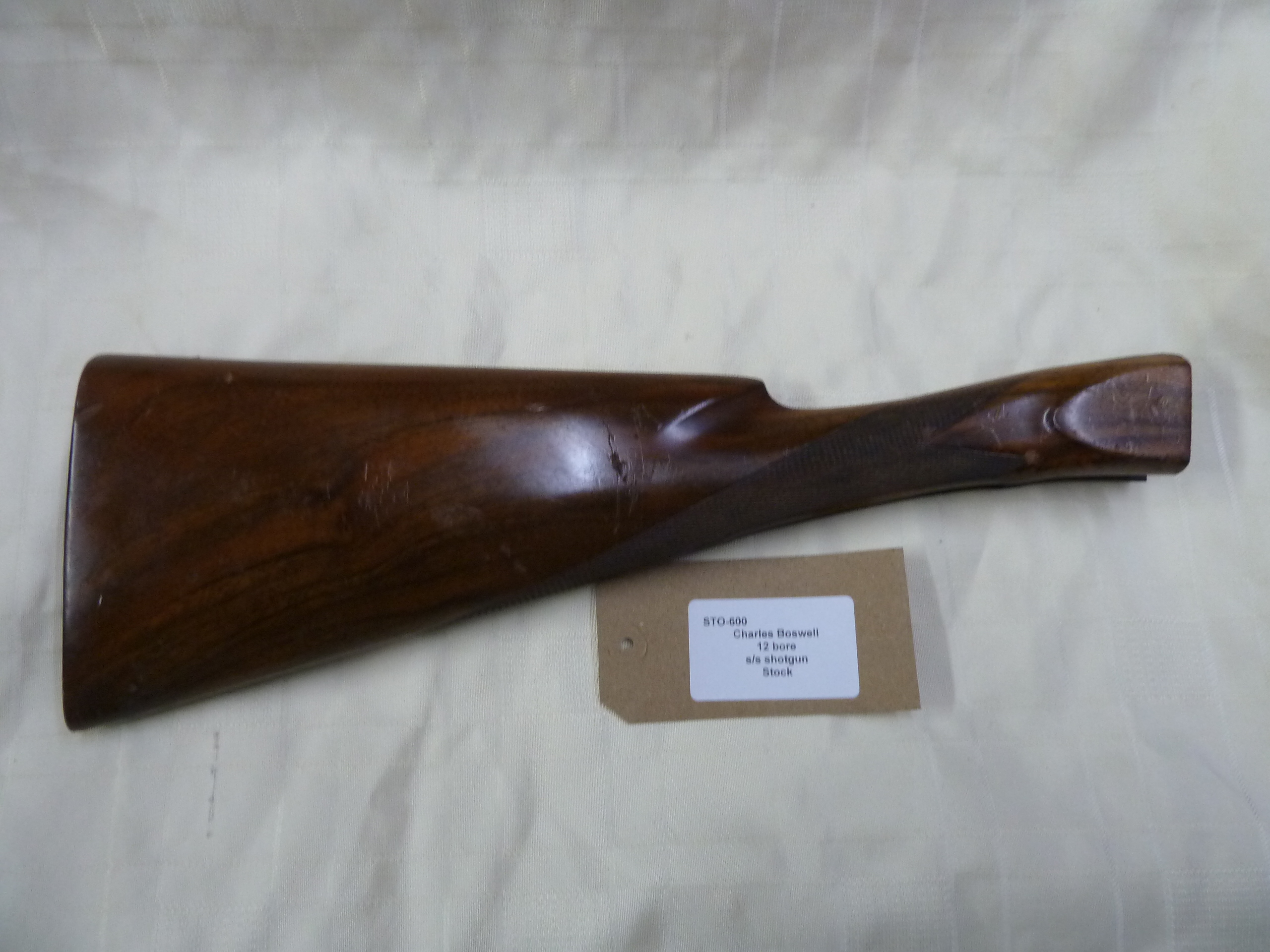Charles Boswell 12 bore shotgun stock