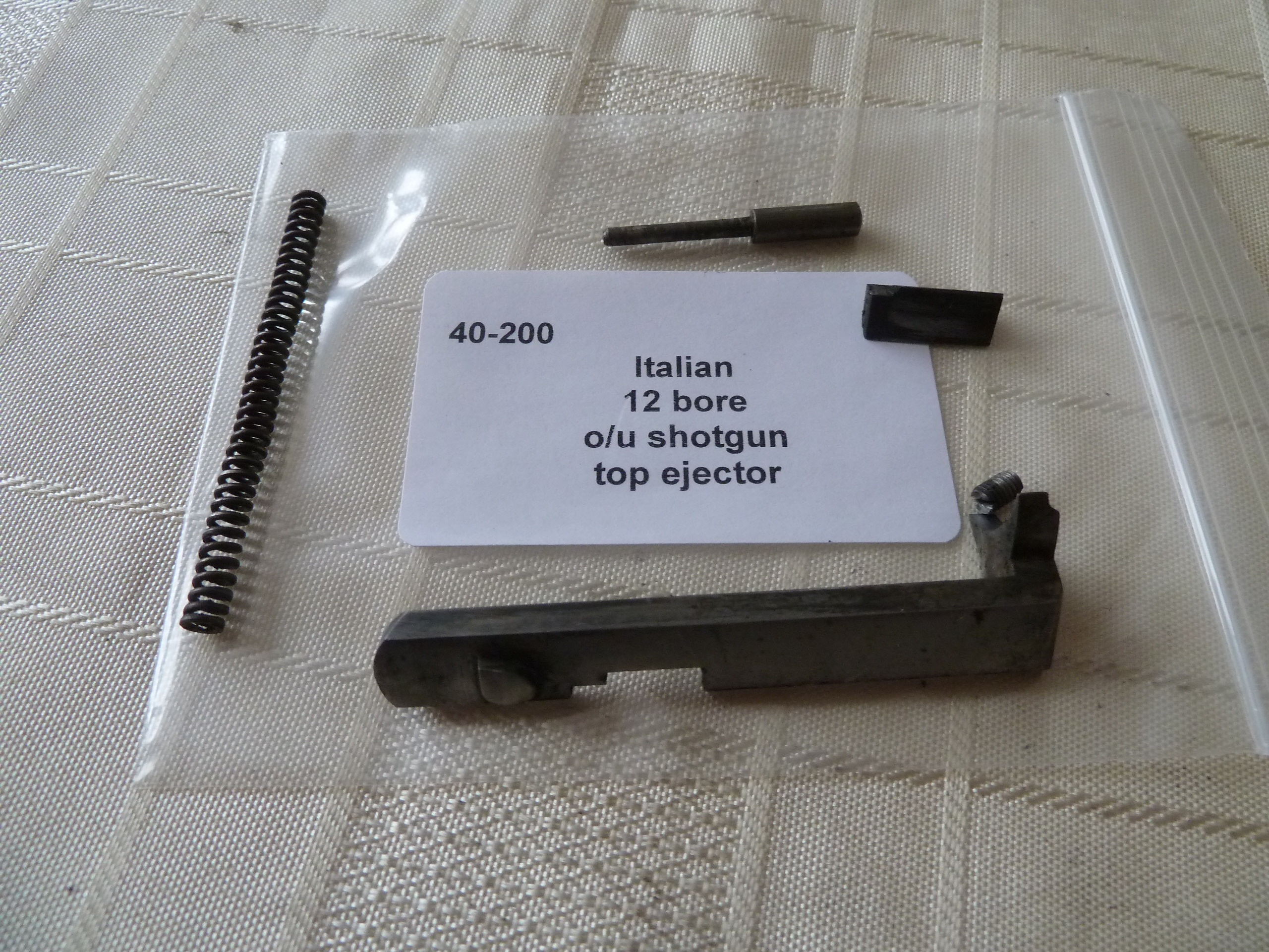 Italian 12 bore top barrel ejector