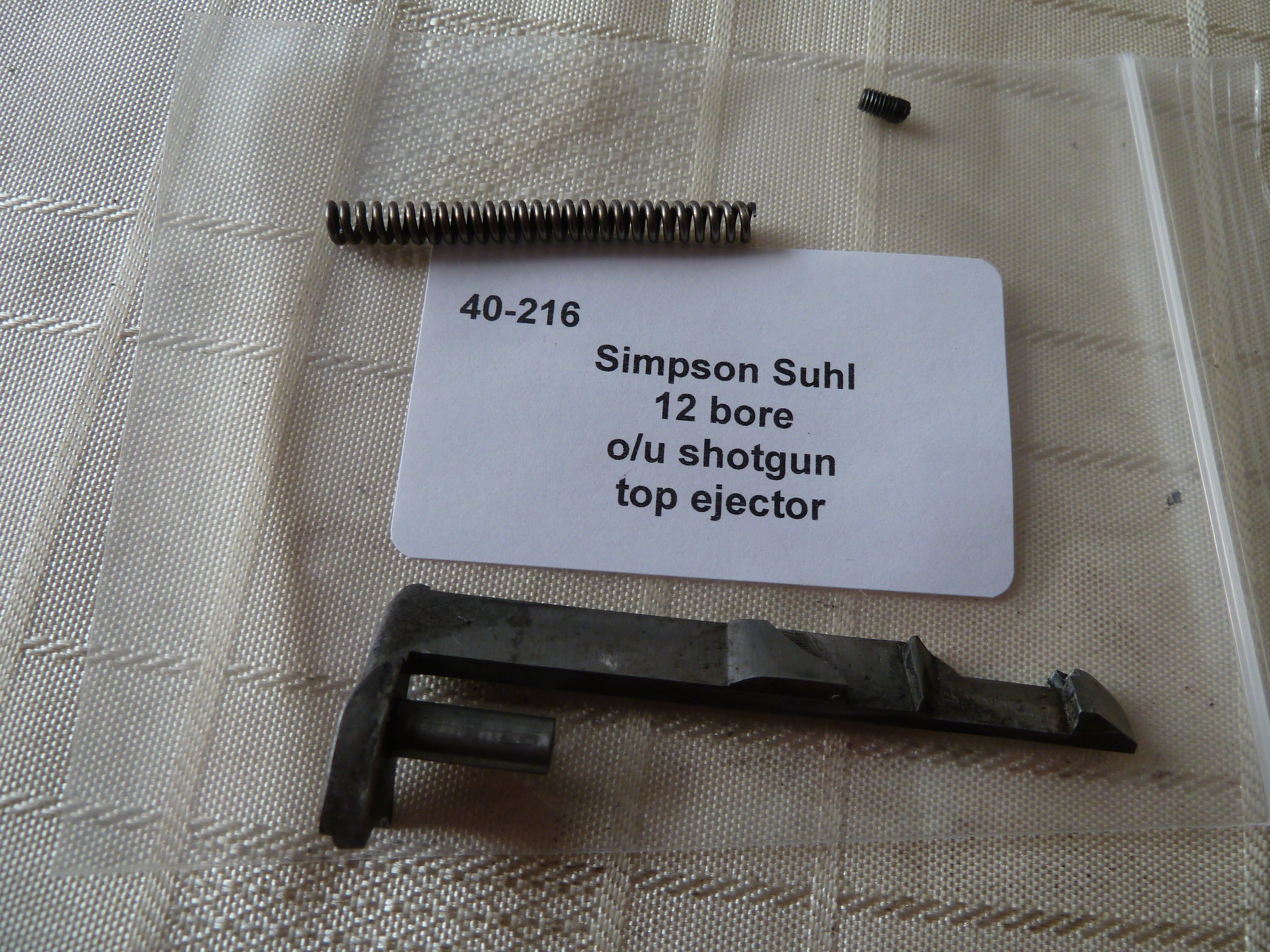 Simpson Suhl 12 bore shot gun top ejector