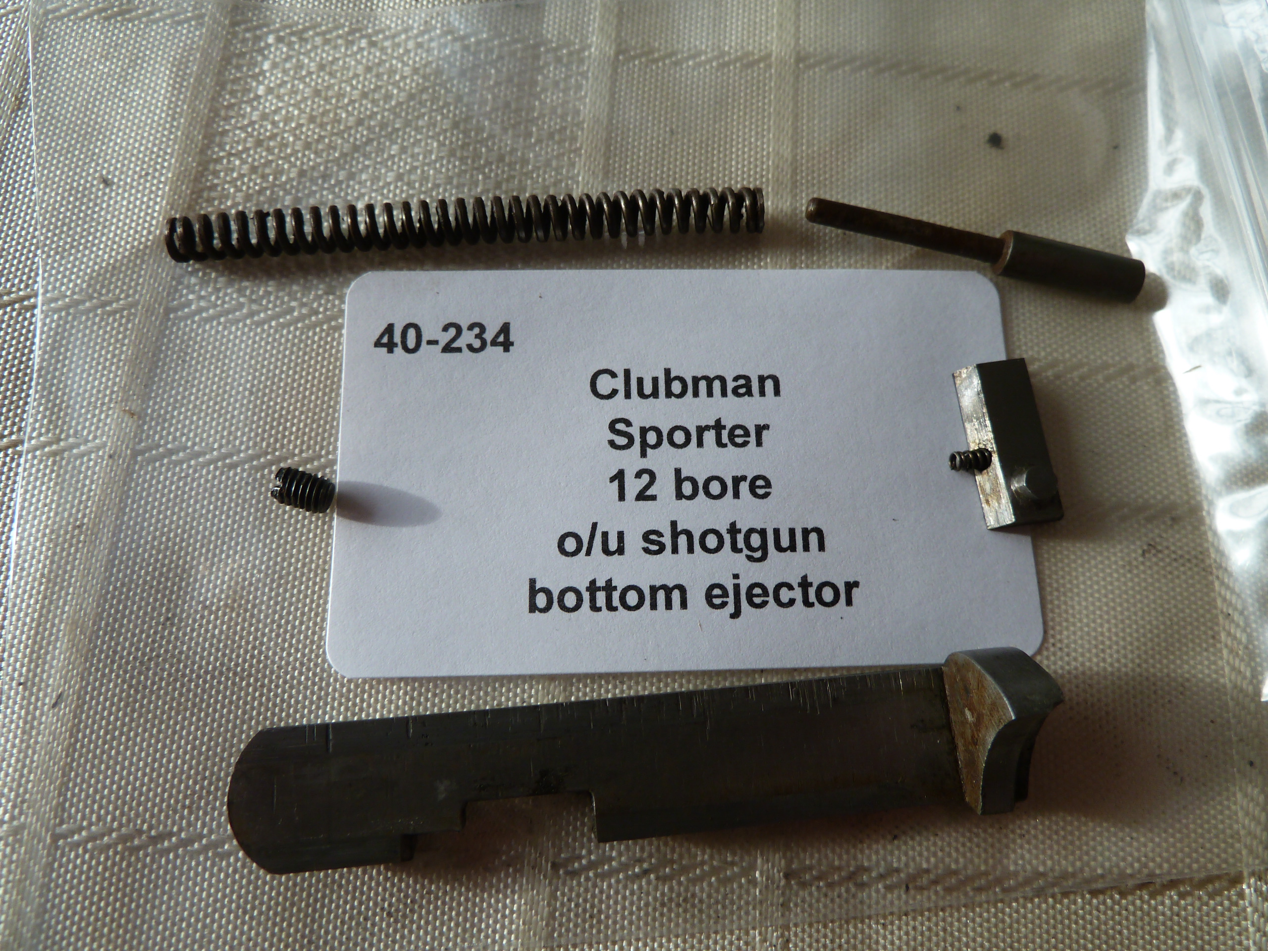 Clubman Sporter 12 bore shotgun bottom ejector