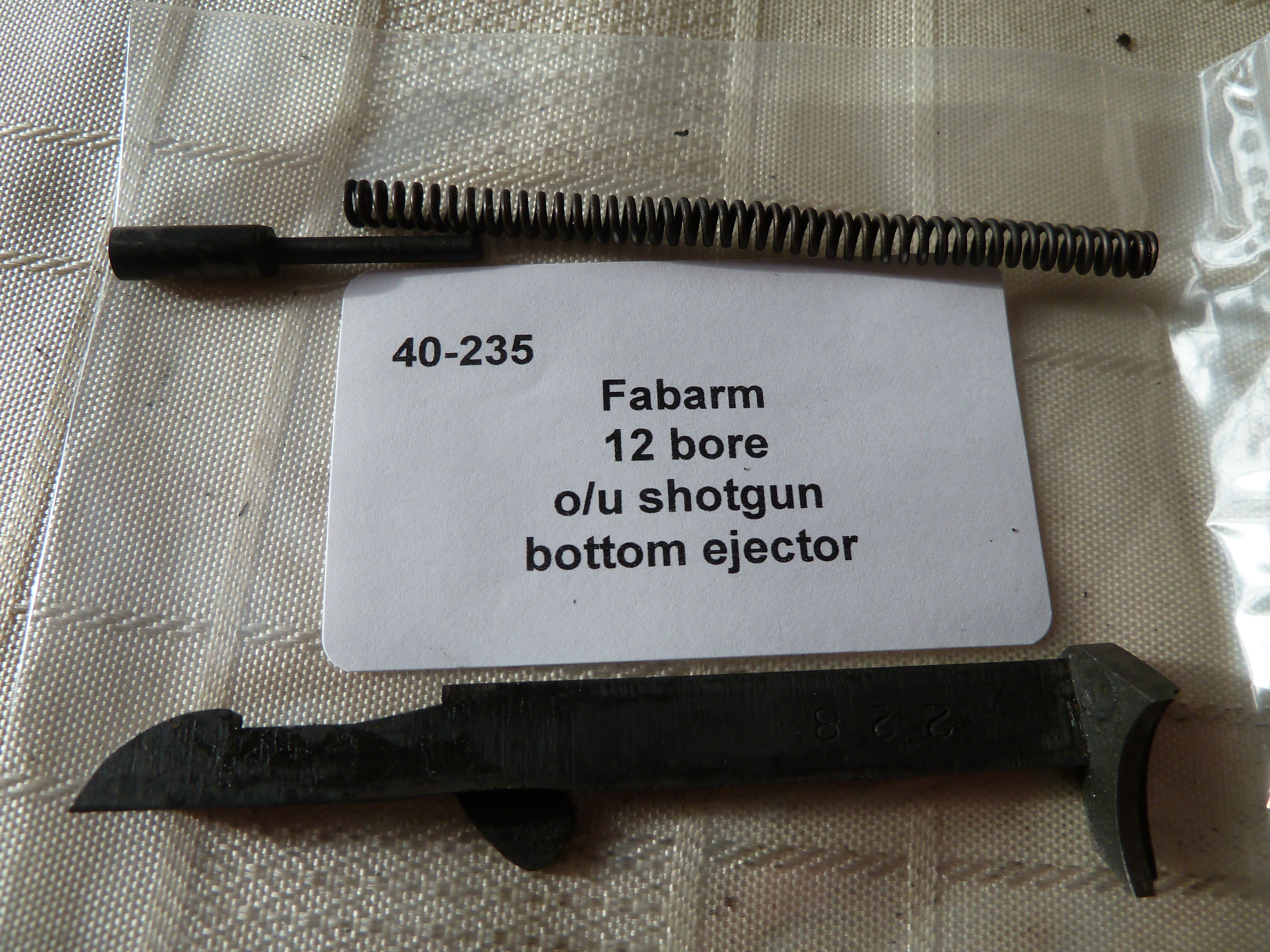 Fabarm 12 bore bottom barrel ejector