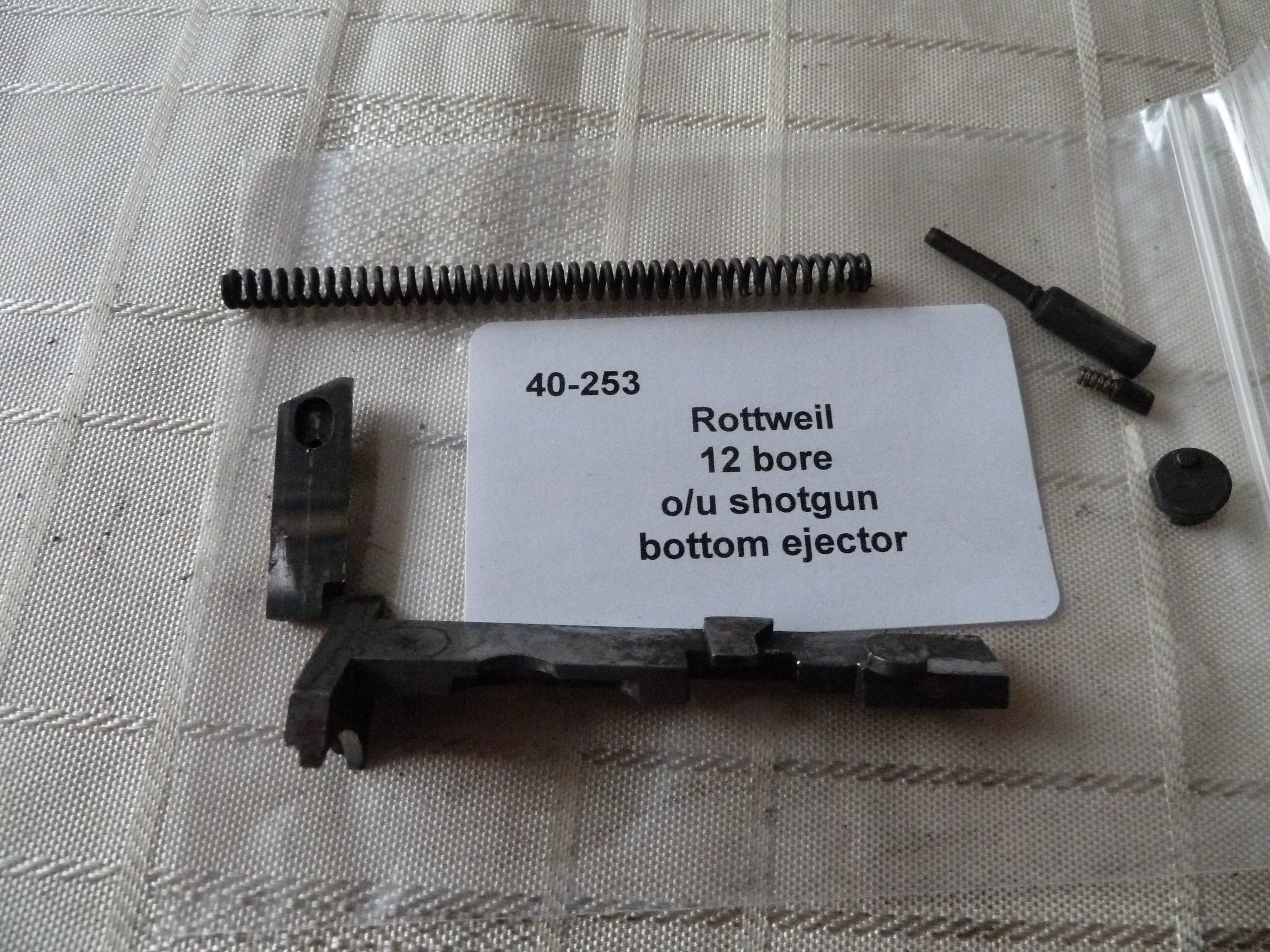 Rottweil 12 bore shotgun bottom barrel ejector