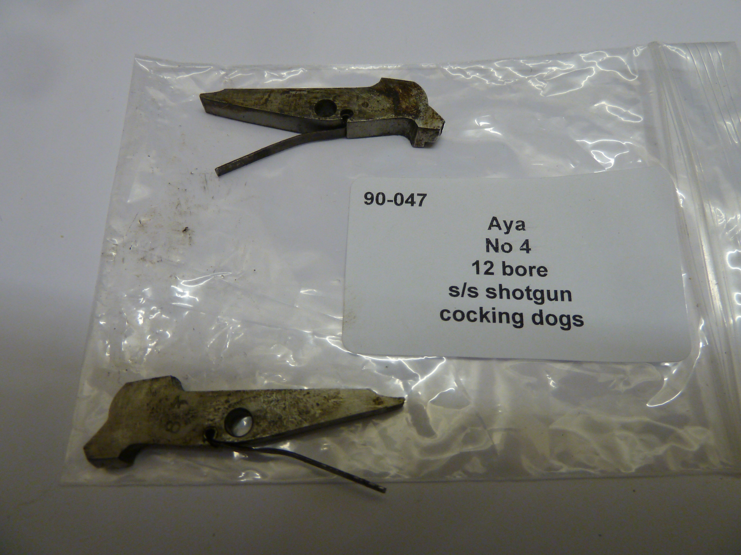 Aya No 4 12 bore shotgun cocking dogs