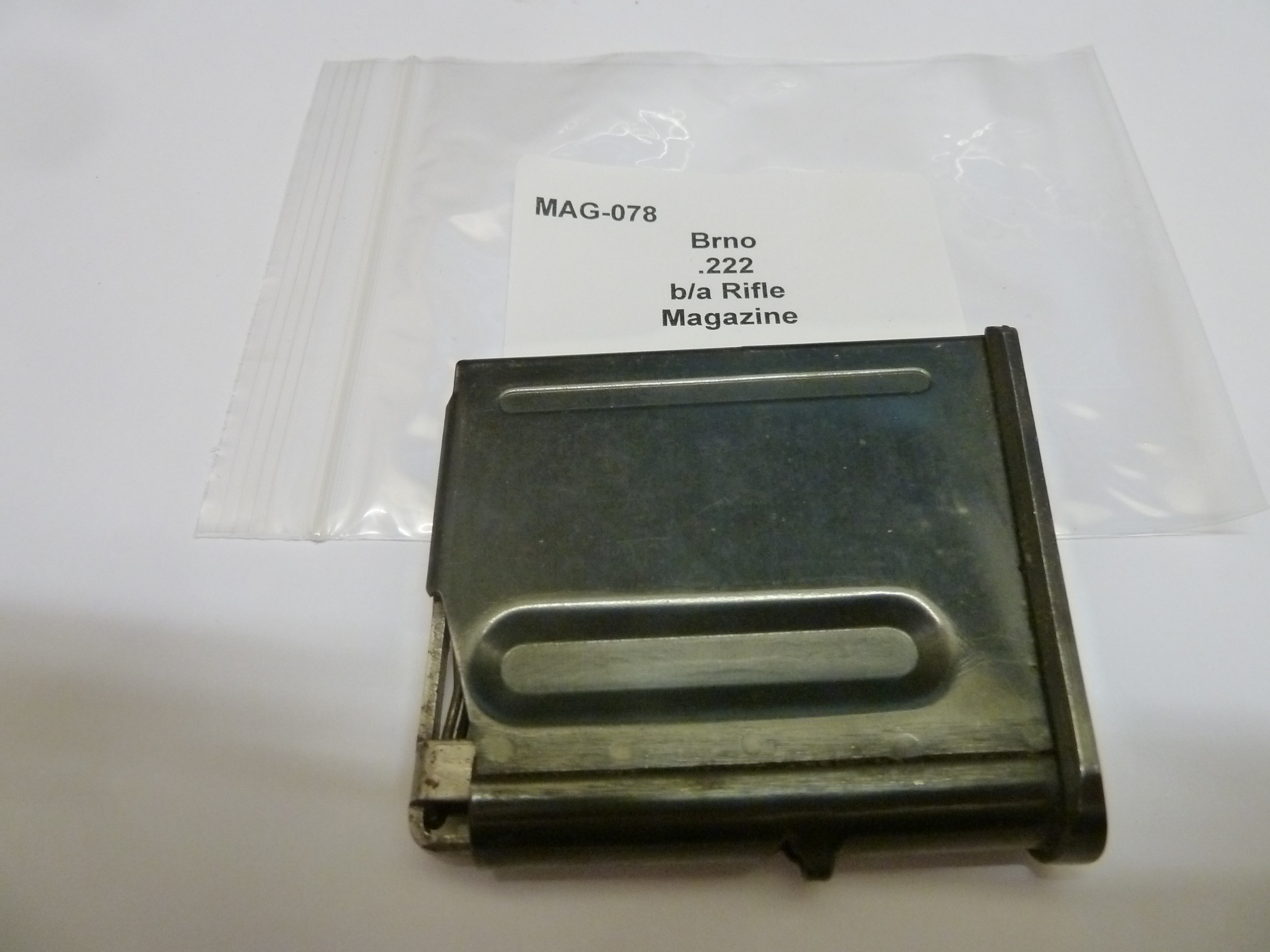 Brno .222 bolt action rifle magazine