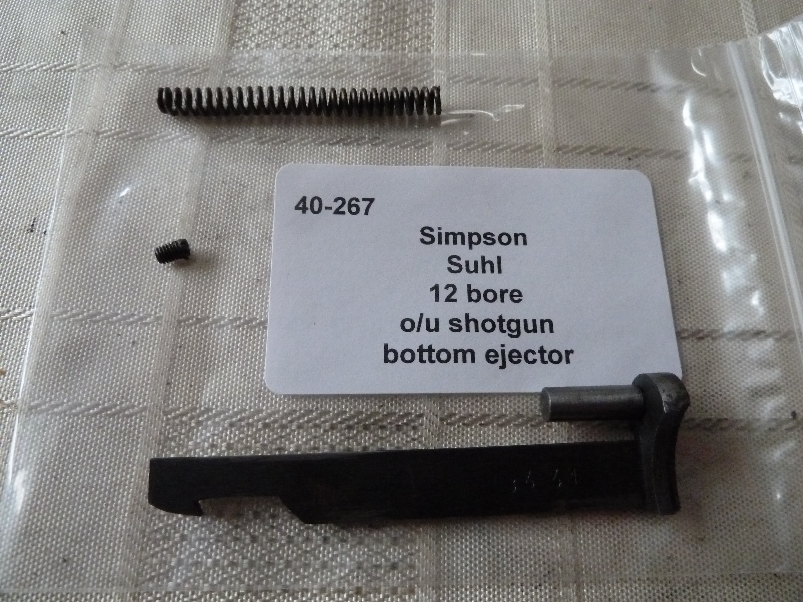 Simpson Suhl 12 bore shotgun bottom ejector